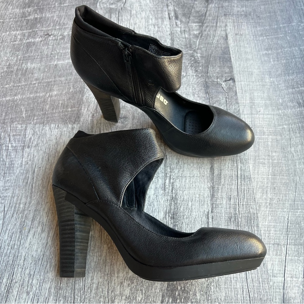 Tsubo Hells Ankle Strap Shoes Pumps Platforms Black Size 10